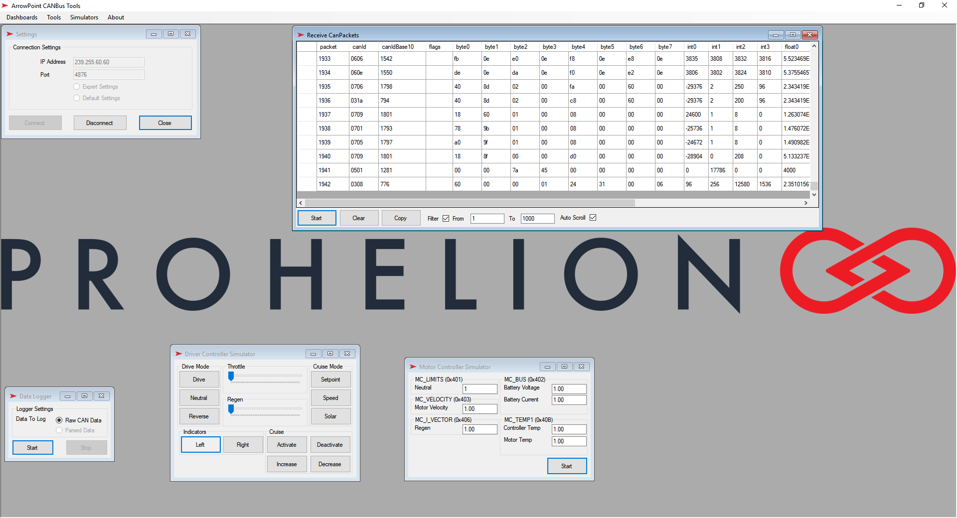 ArrowPoint CANbus Setup | Prohelion Docs